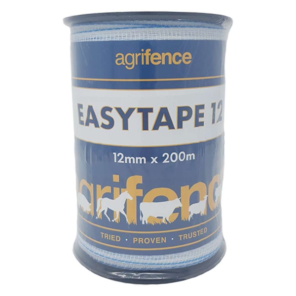 Agrifence White Easytape 12mm X 200m